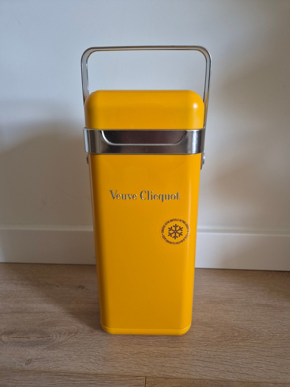 Veuve Clicquot wijnkoeler met handvat, Ophalen, Zo goed als nieuw
