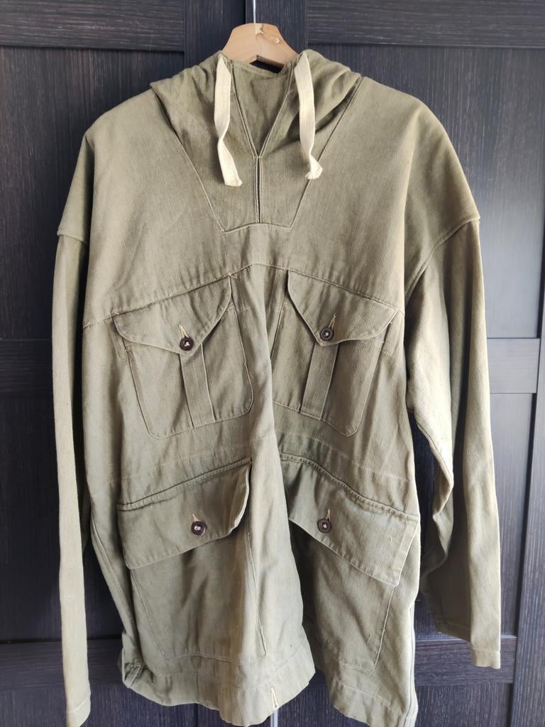 1e model Britse WO2 WW2 Britse windproof smock, Ophalen of Verzenden, Engeland, Kleding of Schoenen
