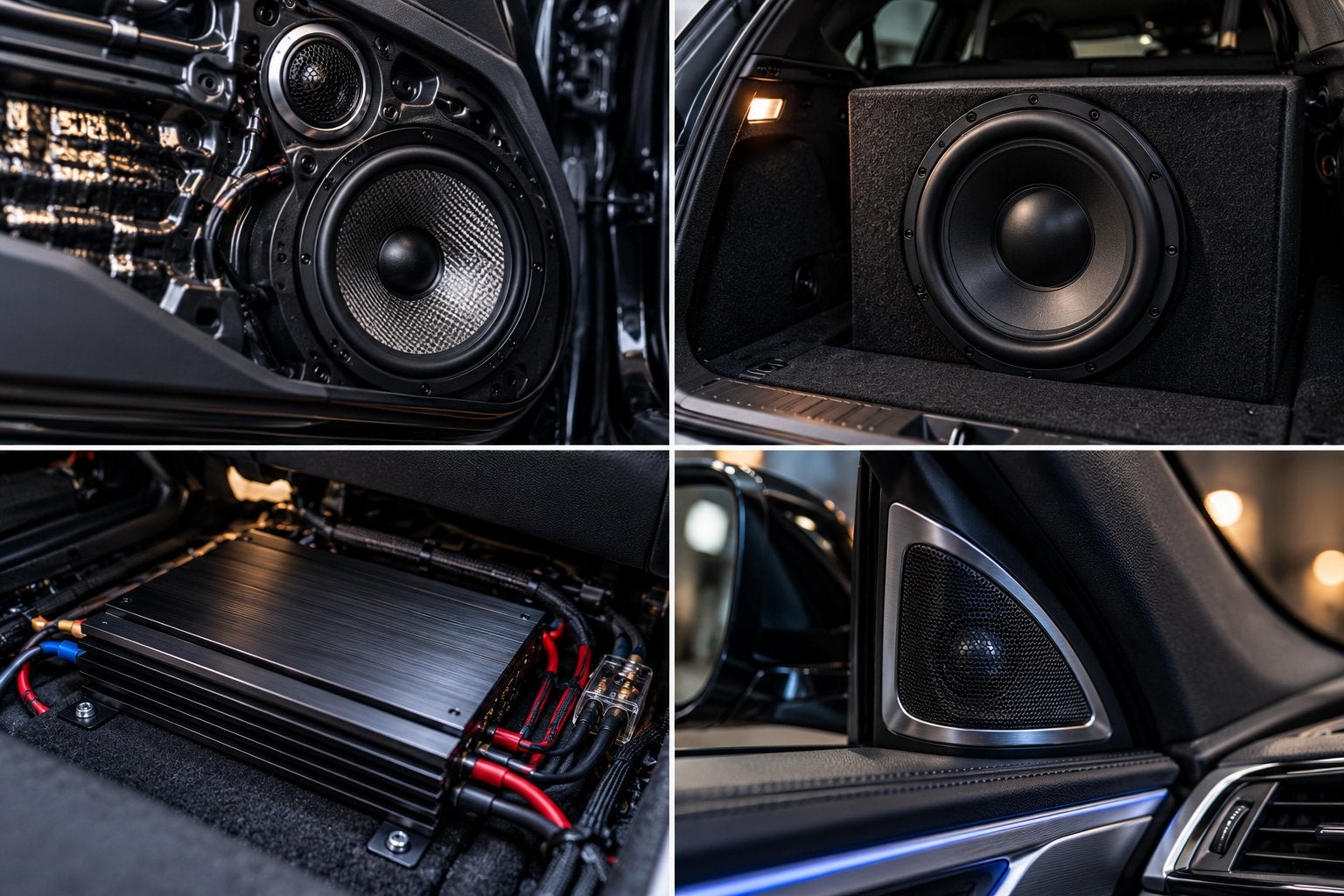 Auto Audio  | Speakers, Subwoofer & Versterker Inbouw, Ophalen, Nieuw