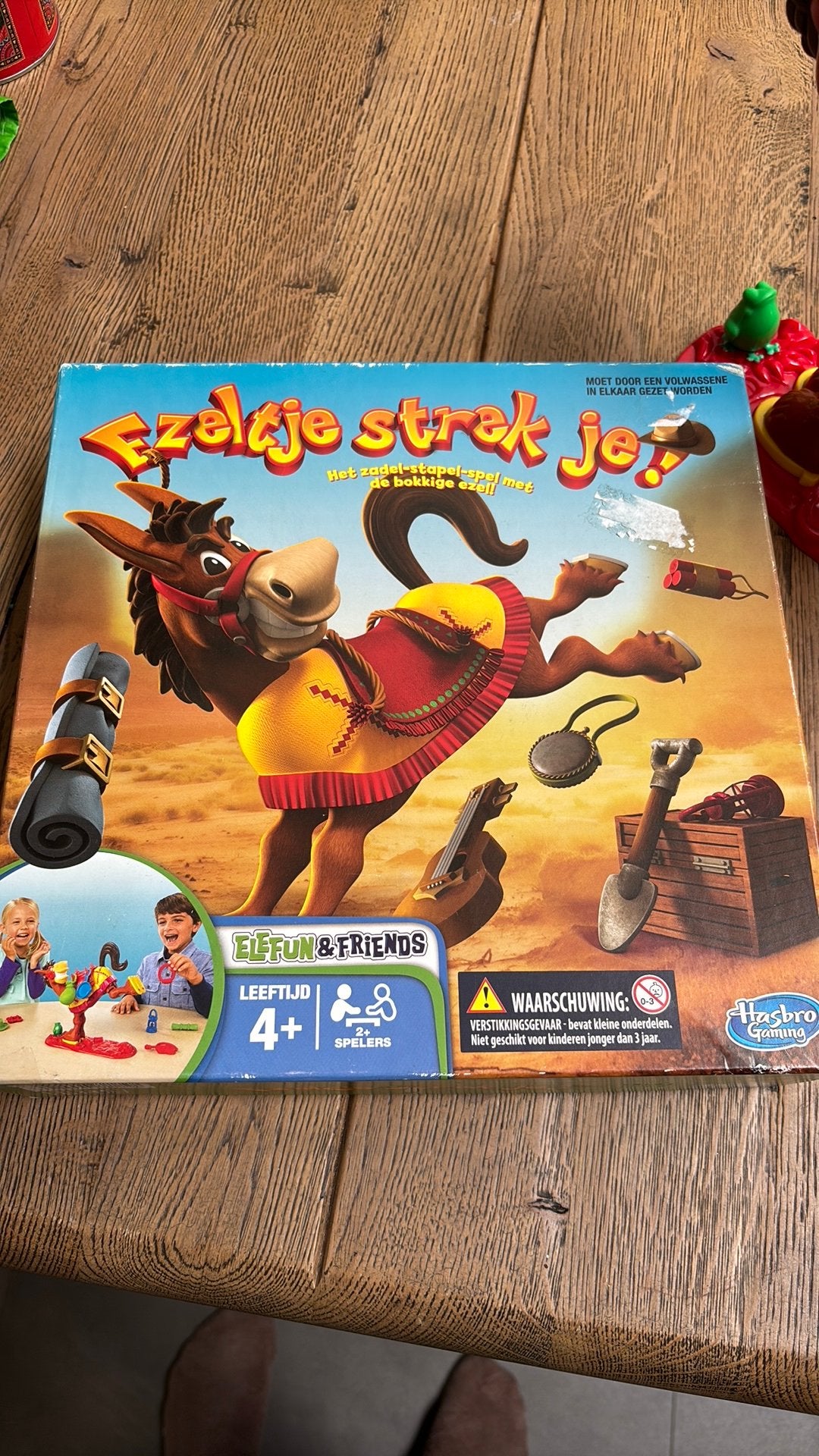 Ezeltje Strek Je! – Hasbro Gaming (Elefun & Friends), Hobby en Vrije tijd, Gezelschapsspellen | Bordspellen, ., Ophalen of Verzenden