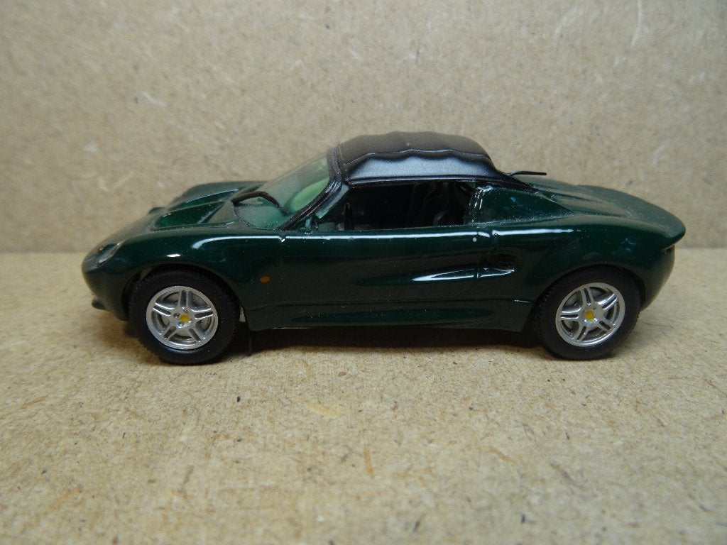 VITESSE 1/43, LOTUS ELISE Cabrio Soft-Top groen, Zie Foto`s, Hobby en Vrije tijd, Ophalen of Verzenden, Zo goed als nieuw, Auto