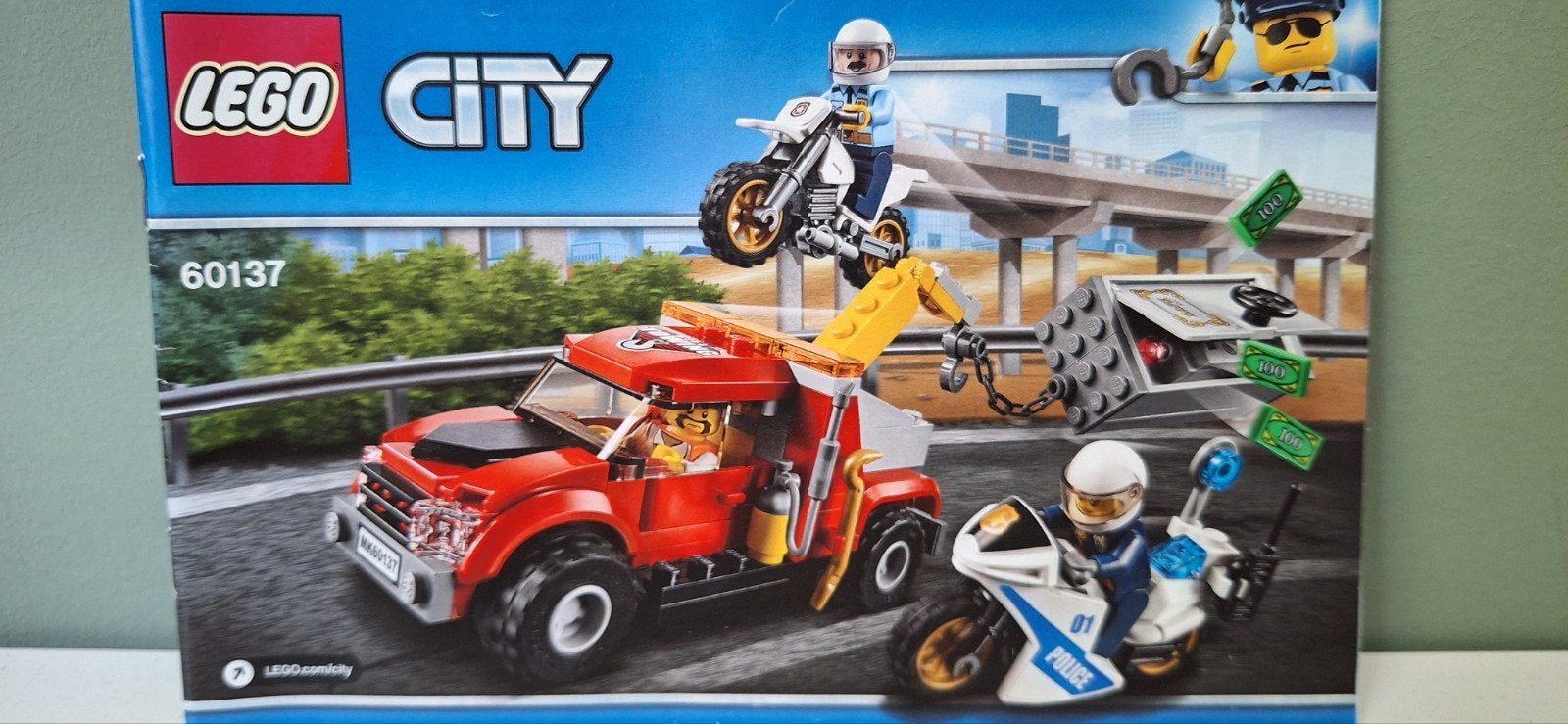 LEGO City 60137 Sleepwagen Achtervolging, City, Lego, Ophalen of Verzenden, Complete set