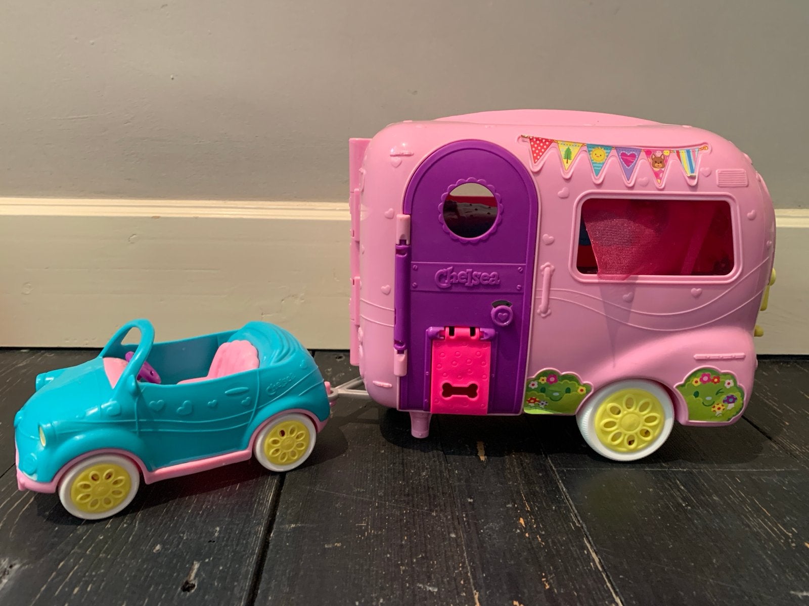 Barbie Chelsea Camper met auto, Ophalen, Gebruikt