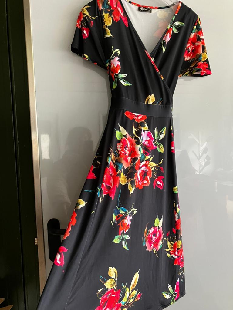 Lyradress, Maat 38/40 (M), Zwart, Ophalen of Verzenden, Zo goed als nieuw