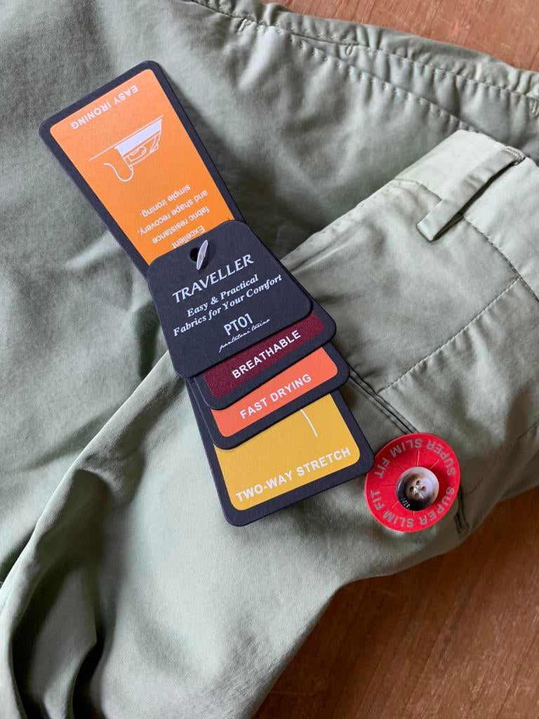 PT01 Luxe Traveller broek maat 46, Kleding | Heren, Broeken en Pantalons, Nieuw, Maat 46 (S) of kleiner, Groen, Ophalen of Verzenden