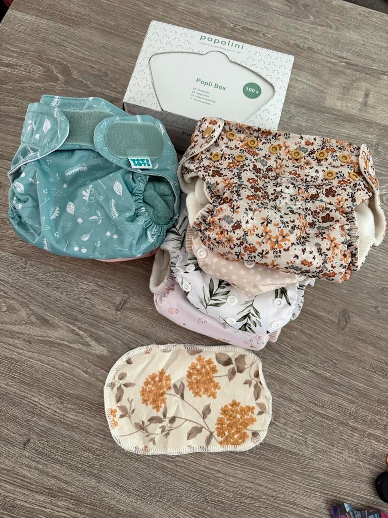 Nieuwe One Size AIO Wasbare Luiers !! 6 st., Ophalen of Verzenden, Nieuw