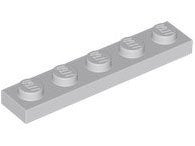 Lego plaatjes 1x5 lichtblauw grijs 12 stuks nieuw, Ophalen of Verzenden, Nieuw, Losse stenen, Lego