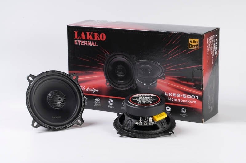 LKES-5001 - 13 CM - LAKRO - 50 watt RMS - Coaxiaal, Niet ingevuld, Niet ingevuld, Niet ingevuld