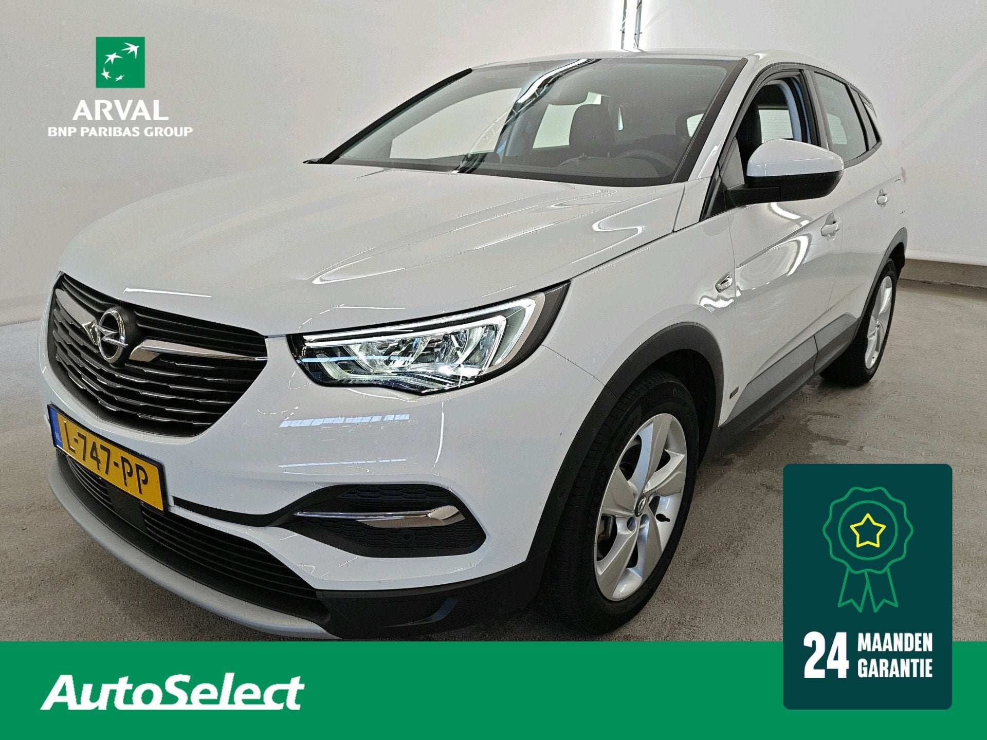 Opel Grandland X 1.6 Turbo 224pk Hybrid PHEV Automaat Elegan, Auto's, 4 cilinders, Wit, Bedrijf, Hybride Elektrisch/Benzine