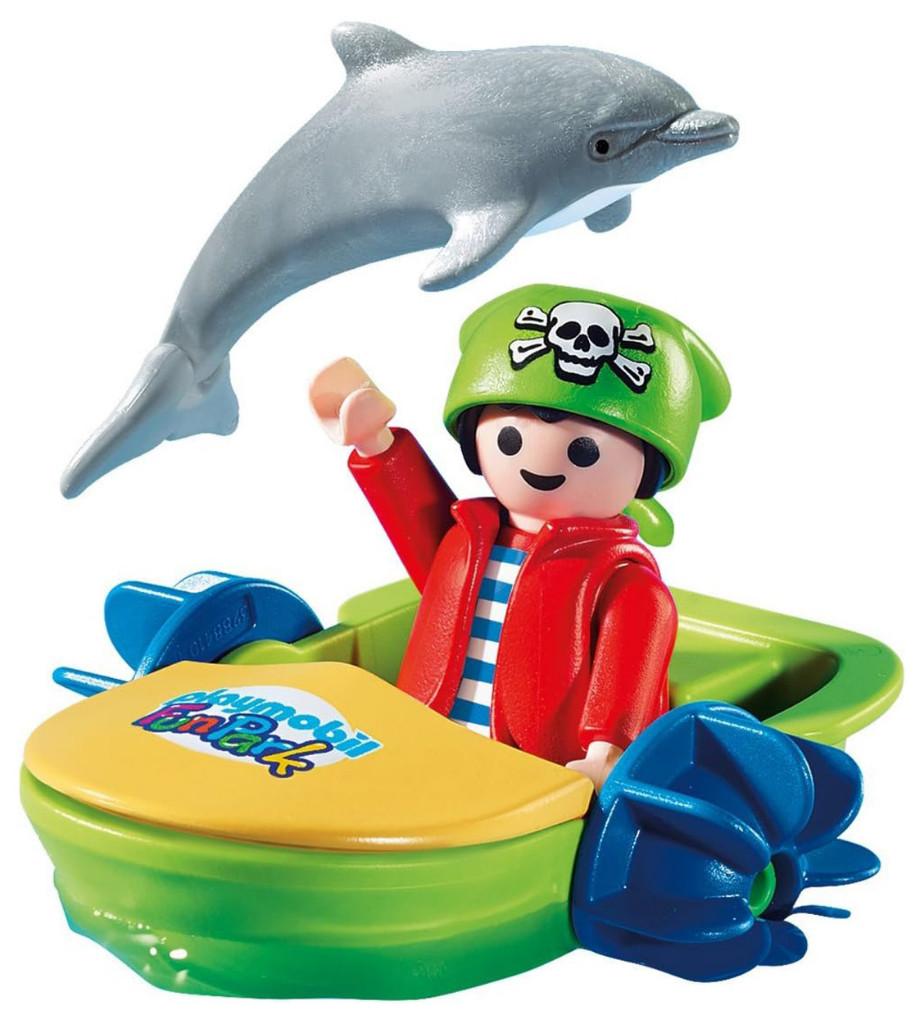 PLAYMOBIL 9412 Piraat Rico met FunPark waterfiets, Ophalen of Verzenden, Nieuw