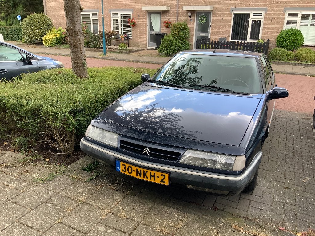 Citroën XM 3.0 V6 Exclusive AUT 1995 Blauw, Auto's, Zwart, Blauw, Leder, Automatische klimaatregeling