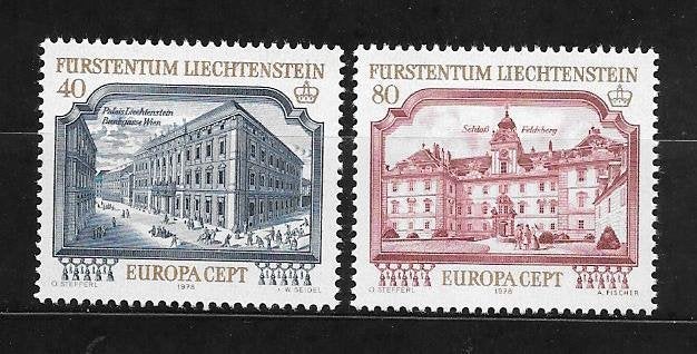 Liechtenstein 1978  Europa, Verzenden, Overige landen, Postfris