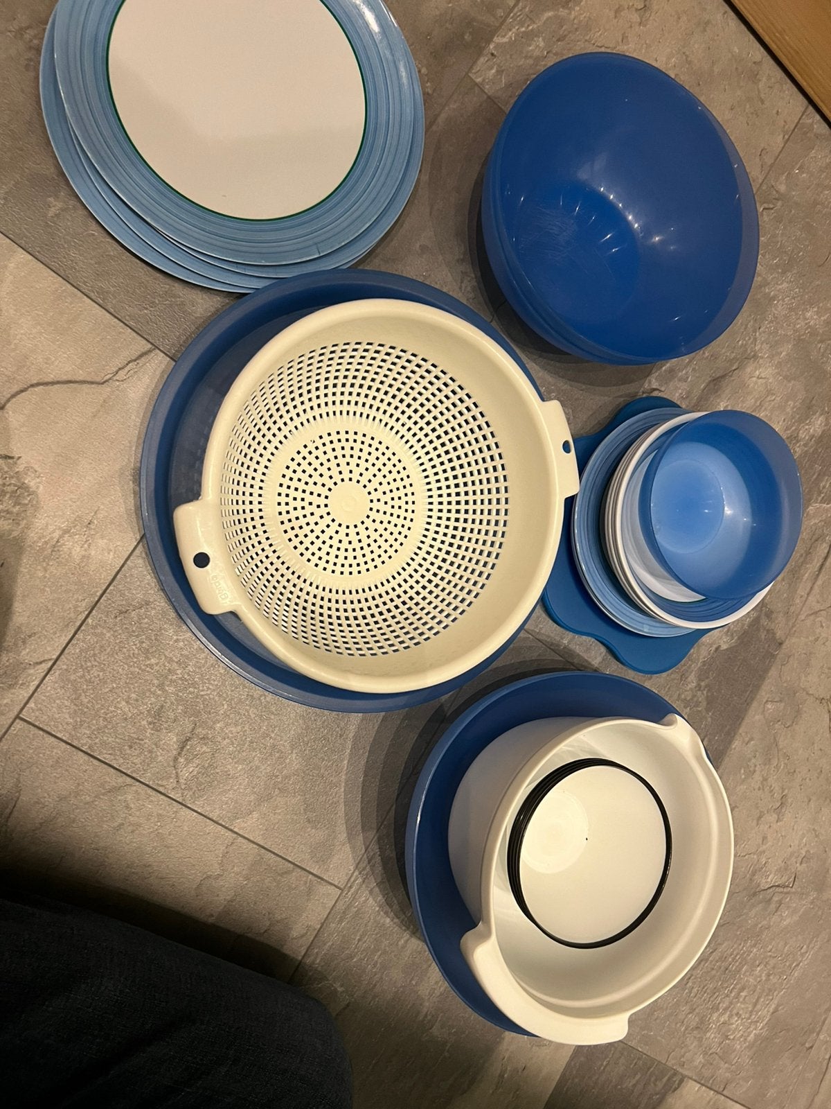 Plastic kampeeruitzet, Huis en Inrichting, Ophalen of Verzenden, Zo goed als nieuw, Overige typen