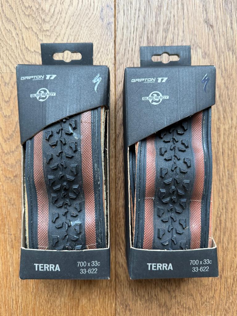 2x Specialized S-Works Terra 33mm Tubeless Ready CX/Gravel, Fietsen en Brommers, Fietsonderdelen, Band, Ophalen of Verzenden, Racefiets