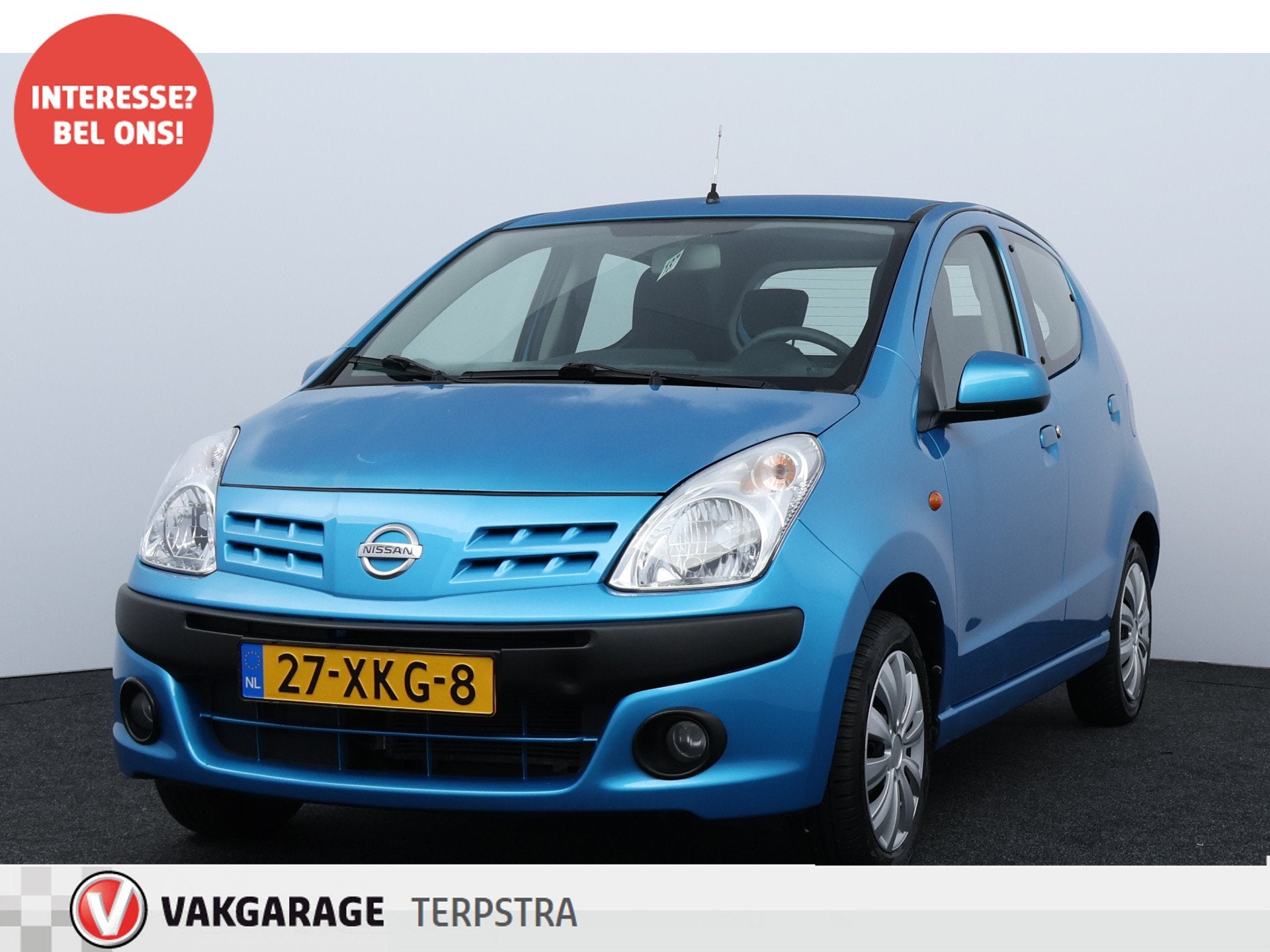Nissan Pixo 1.0 Acenta/ Airco!/ C.V.Afstand/ Radio-CD/ Elek., Auto's, Voorwielaandrijving, Euro 5, Stof, Gebruikt