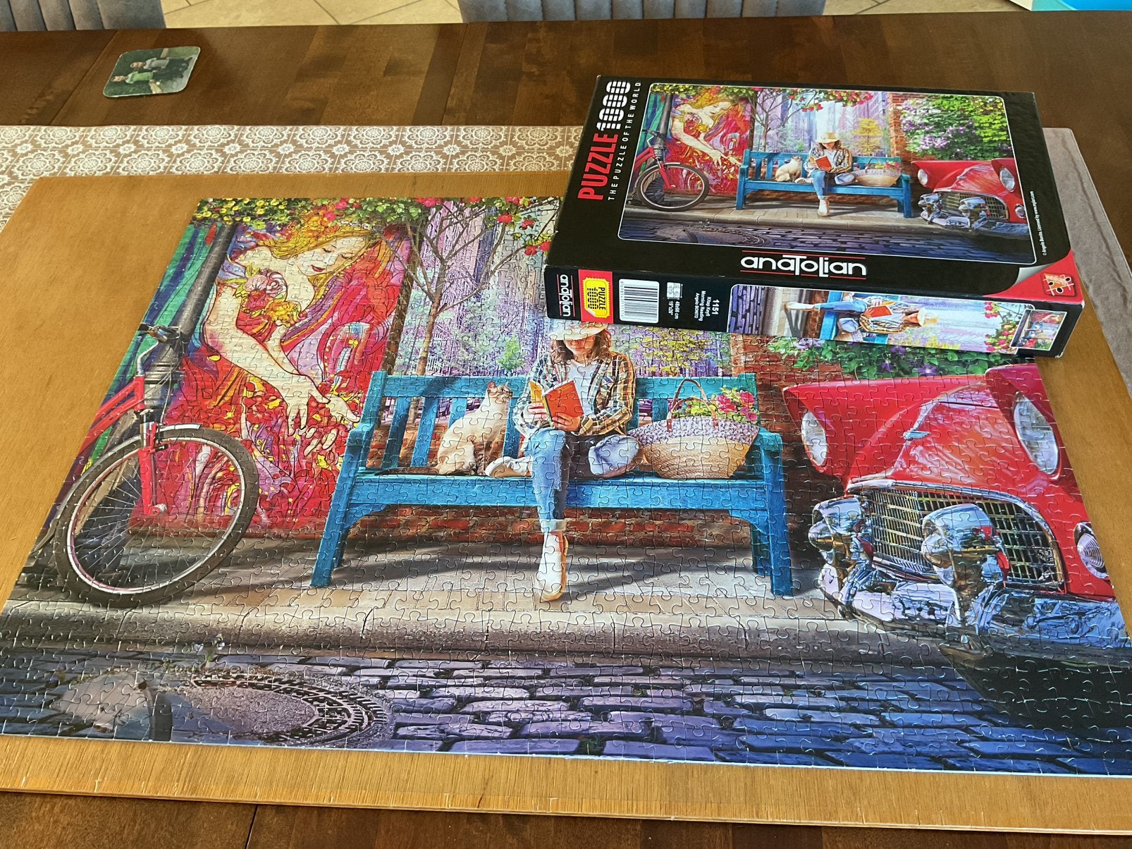 Puzzel 1000 stukjes Anatolian, Ophalen of Verzenden, 500 t/m 1500 stukjes, Zo goed als nieuw