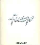 Renault Fuego fraaie originele brochure/auto folder '81, Ophalen of Verzenden, Zo goed als nieuw, Renault