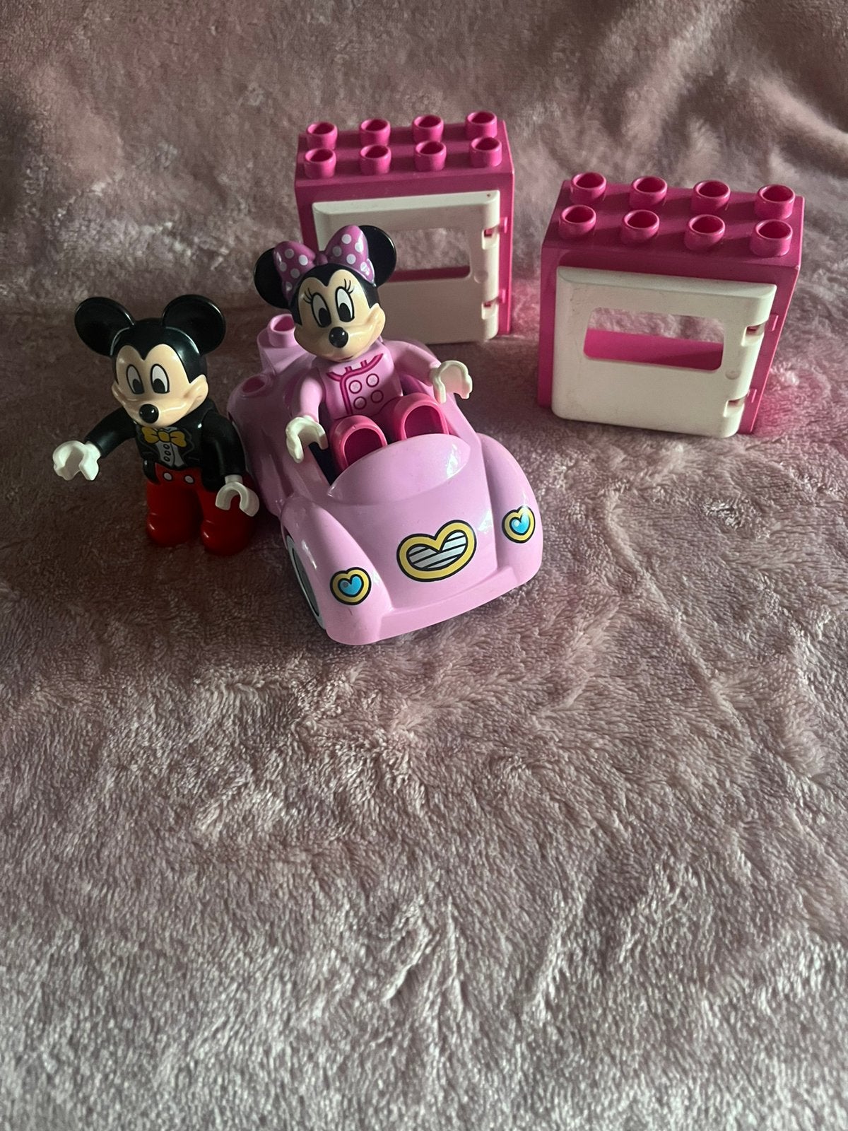 Duplo Mickey en Minnie mouse, Ophalen of Verzenden, Zo goed als nieuw, Duplo