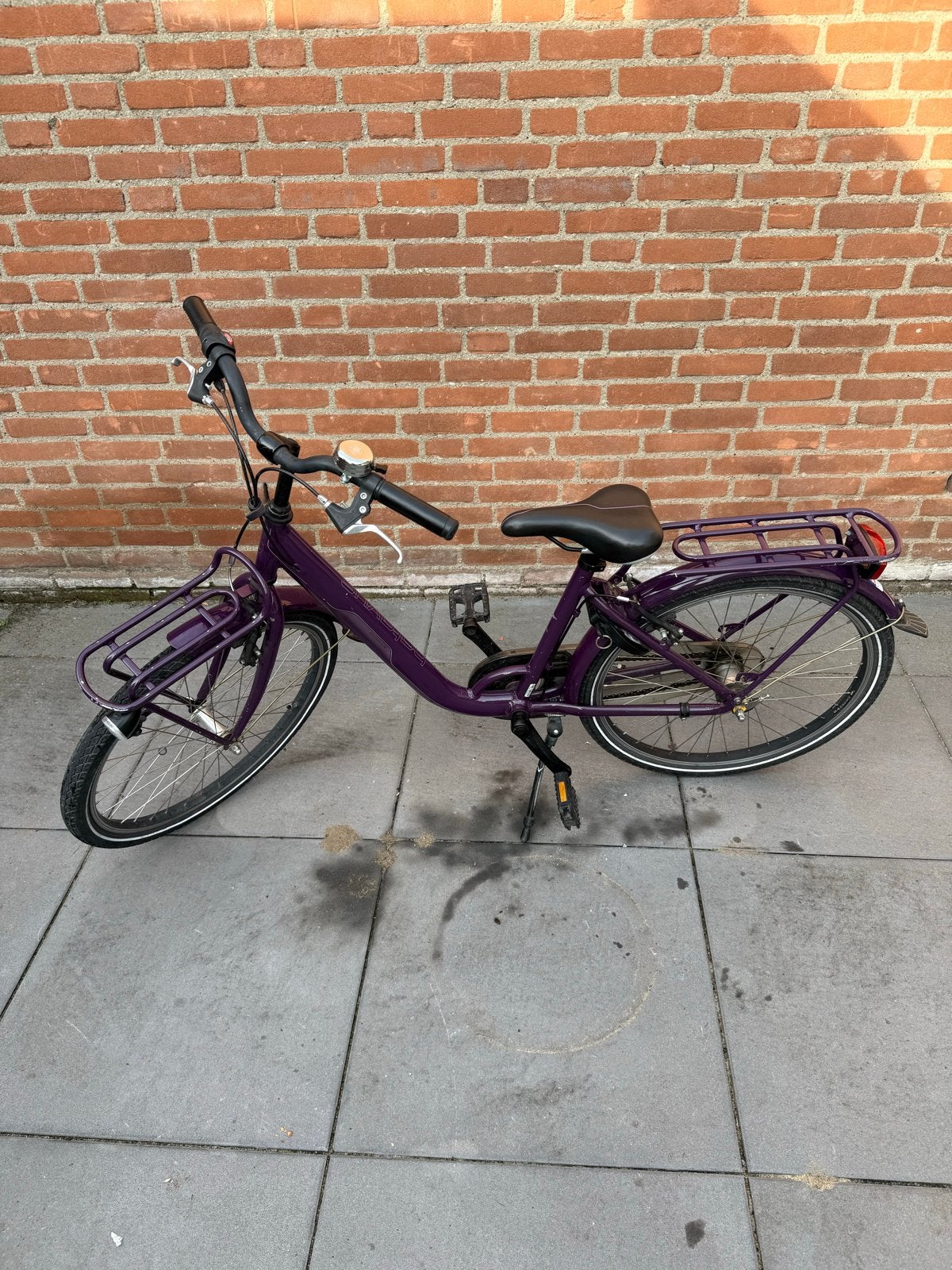 Zeer nette paarse kinderfiets - Batavus - framemaat 38, Ophalen, Zo goed als nieuw, Terugtraprem, 20 inch of meer