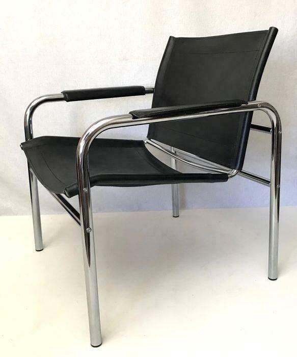 Leather Armchair “klinte” By Tord Björklund For IKEA, Ophalen, Minder dan 50 cm, Gebruikt, Minder dan 75 cm