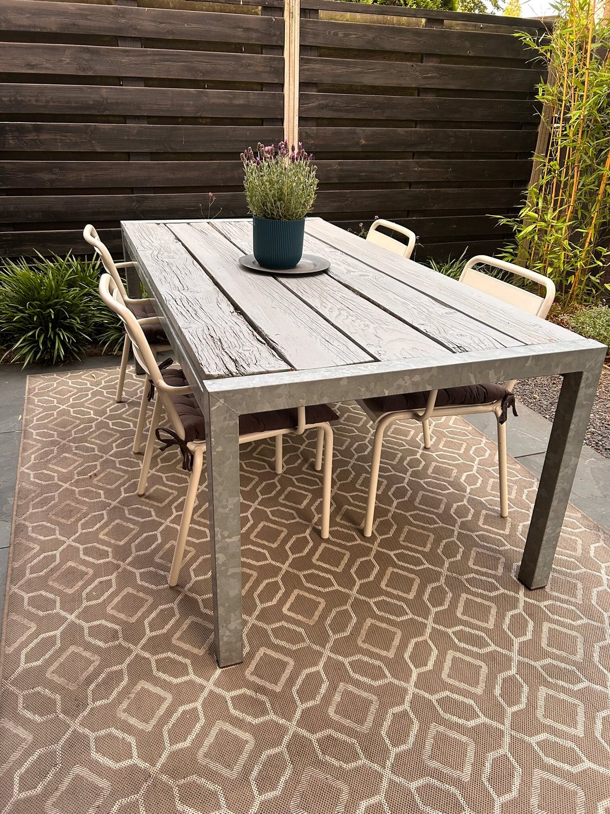 Tuintafel, Tuin en Terras, Ophalen, Gebruikt, Overige materialen