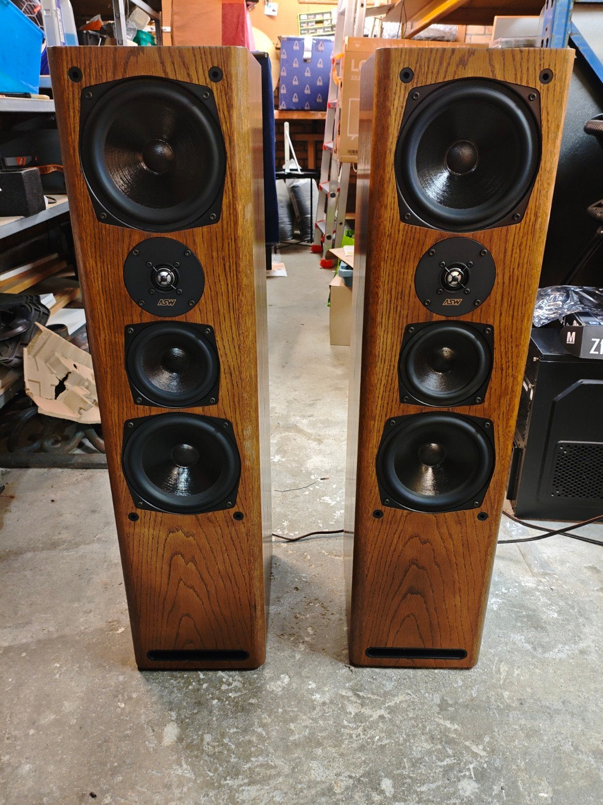 ASW Cantius ML V mk2 speakerset | 140W RMS / 3-weg basreflex, Audio, Tv en Foto, Luidsprekers, Vloerstaande luidspreker, Gebruikt