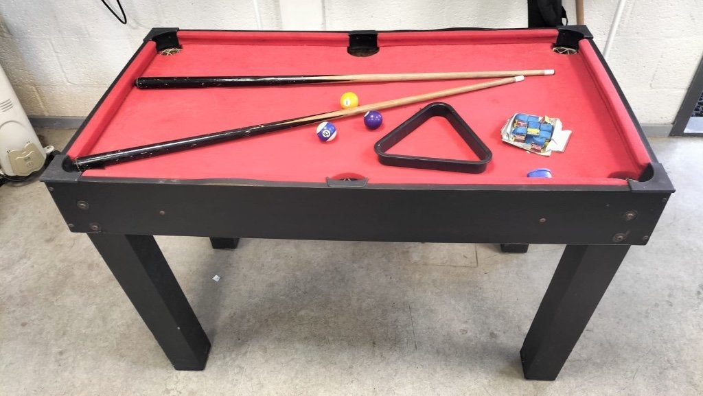 Tafelvoetbal/pooltafel combi, Ophalen, Gebruikt