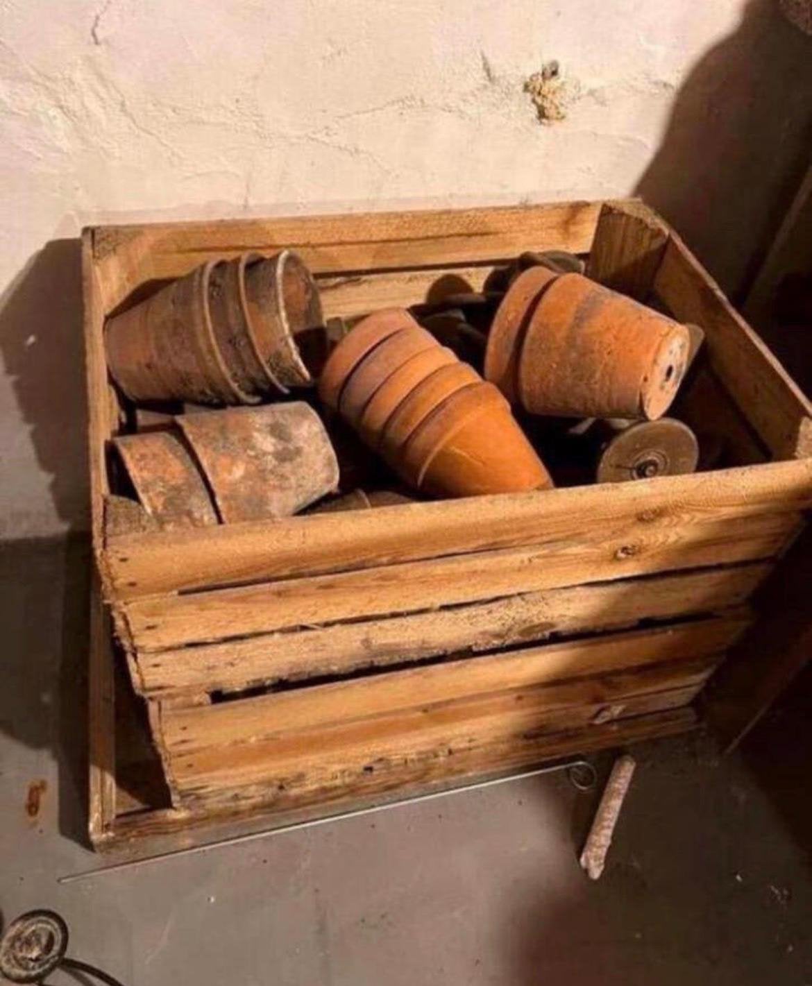 Antieke terracotta bloempotten uniek & vorstbestendig, Tuin en Terras, Bloempotten, Ophalen, Gebruikt, Rond, Balkon