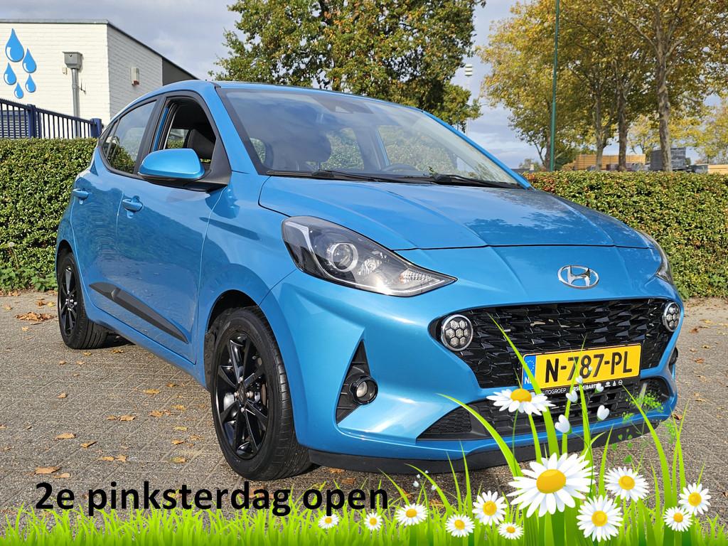 Hyundai i10 1.0 Premium! Adapt Cruise! Camera! Carplay! 2e P, Auto's, Voorwielaandrijving, Stof, Gebruikt, 899 kg