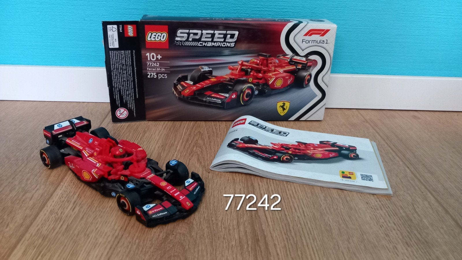 Lego Speed Champions Formula 1 77242, Zo goed als nieuw, Lego, Inclusief doos, Speed Champions