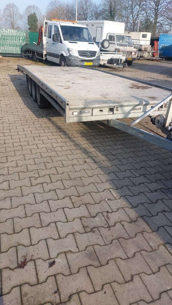 Hulco 3-assige oprijwagen (2021/2022) - 3500 kg, Ophalen of Verzenden, Gebruikt