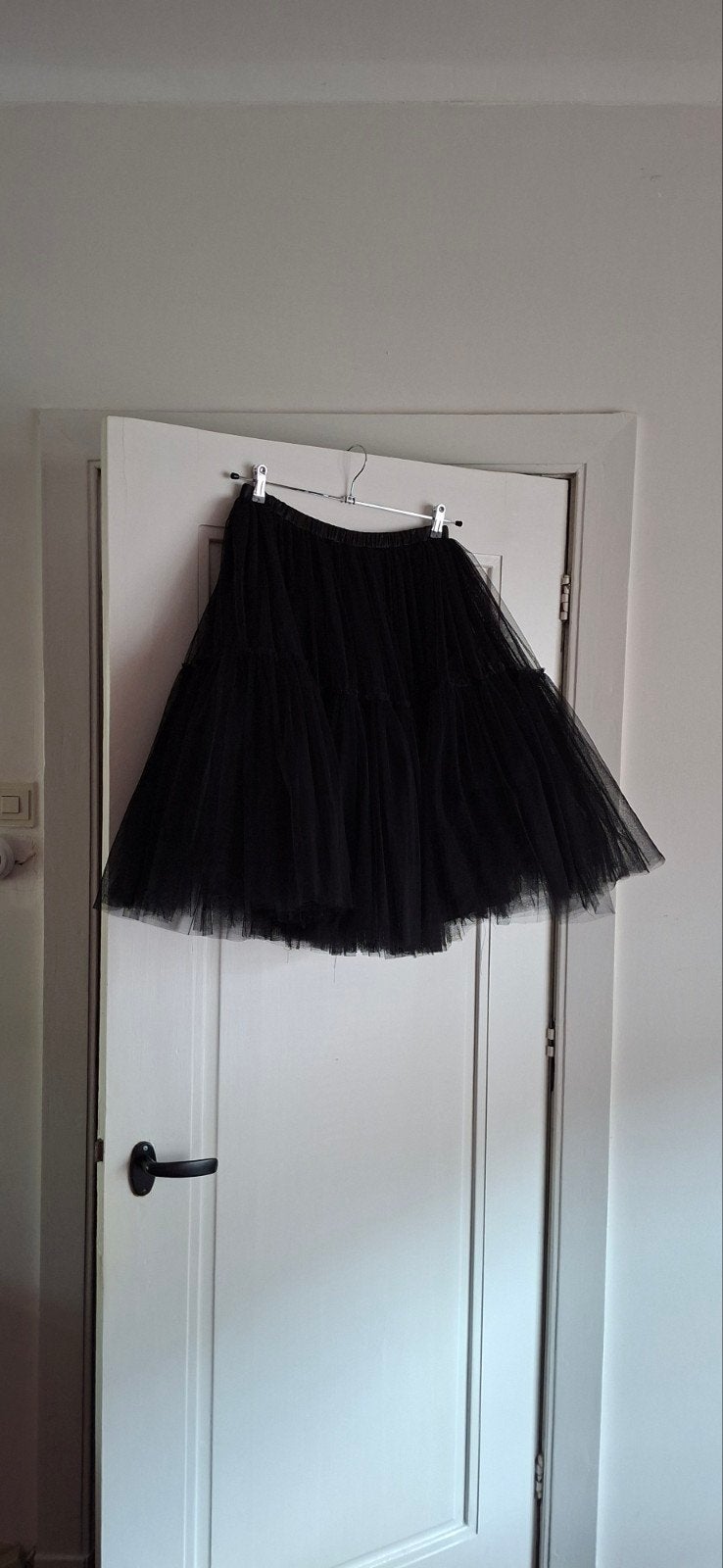 GLAMOROUS tule petticoat zwart maat M, Zwart, Nieuw, Knielengte, Ophalen