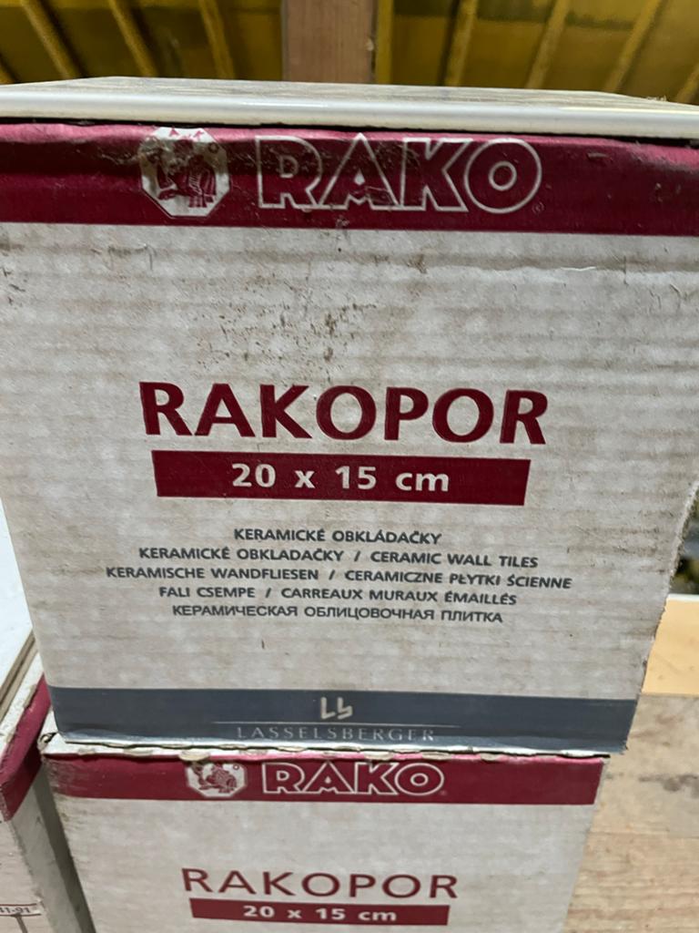 RAKOPOR Keramische Wandtegels 20x15 cm, Ophalen, Nieuw, Minder dan 20 cm, 20 tot 40 cm