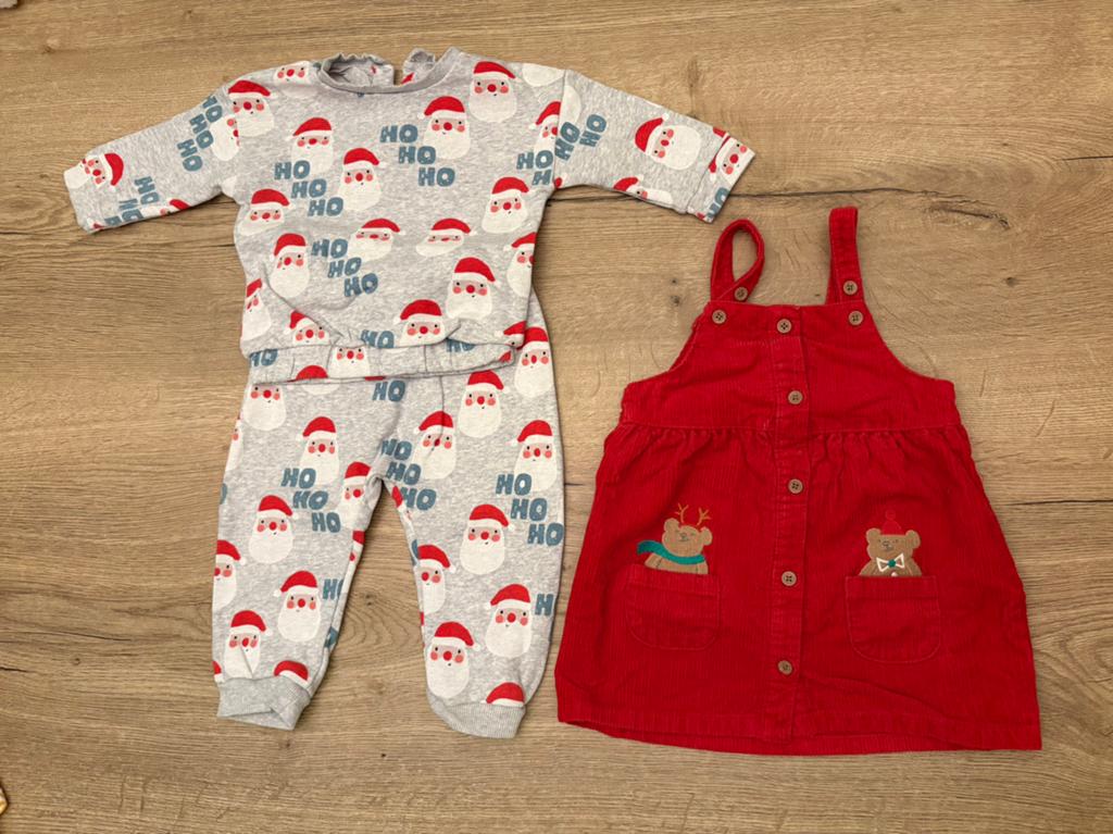 Kledingpakket kerst M&S maat 76 ZGAN, Ophalen of Verzenden, Zo goed als nieuw