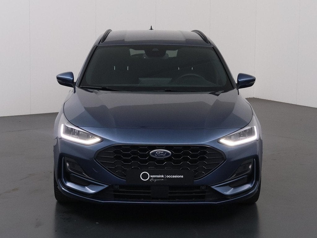 Ford Focus Wagon 1.0 EcoBoost Hybrid ST Line X | Afneembare, 1349 kg, Gebruikt, Blauw, Handgeschakeld