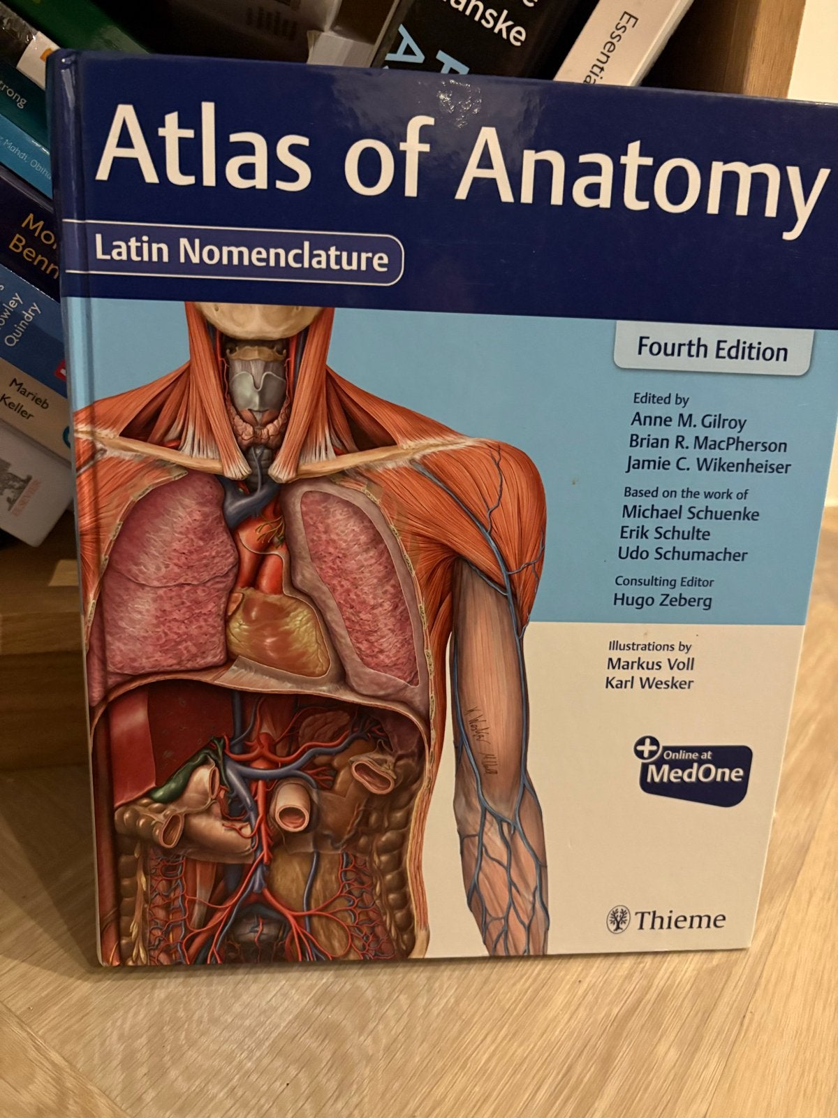 Atlas of Anatomy - Latin Nomenclature (Vierde Editie), Ophalen, Beta, Zo goed als nieuw, HBO
