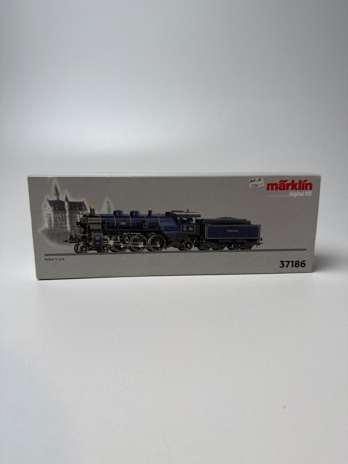 Märklin Digital H0 Locomotief 37186 -  in  originele doos, Ophalen, Wisselstroom, Locomotief, Nieuw