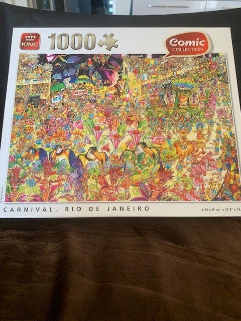 Puzzel (Comic Collection) Carnival de Rio Janeiro 1.000 st., Ophalen of Verzenden, 500 t/m 1500 stukjes, Zo goed als nieuw, Legpuzzel