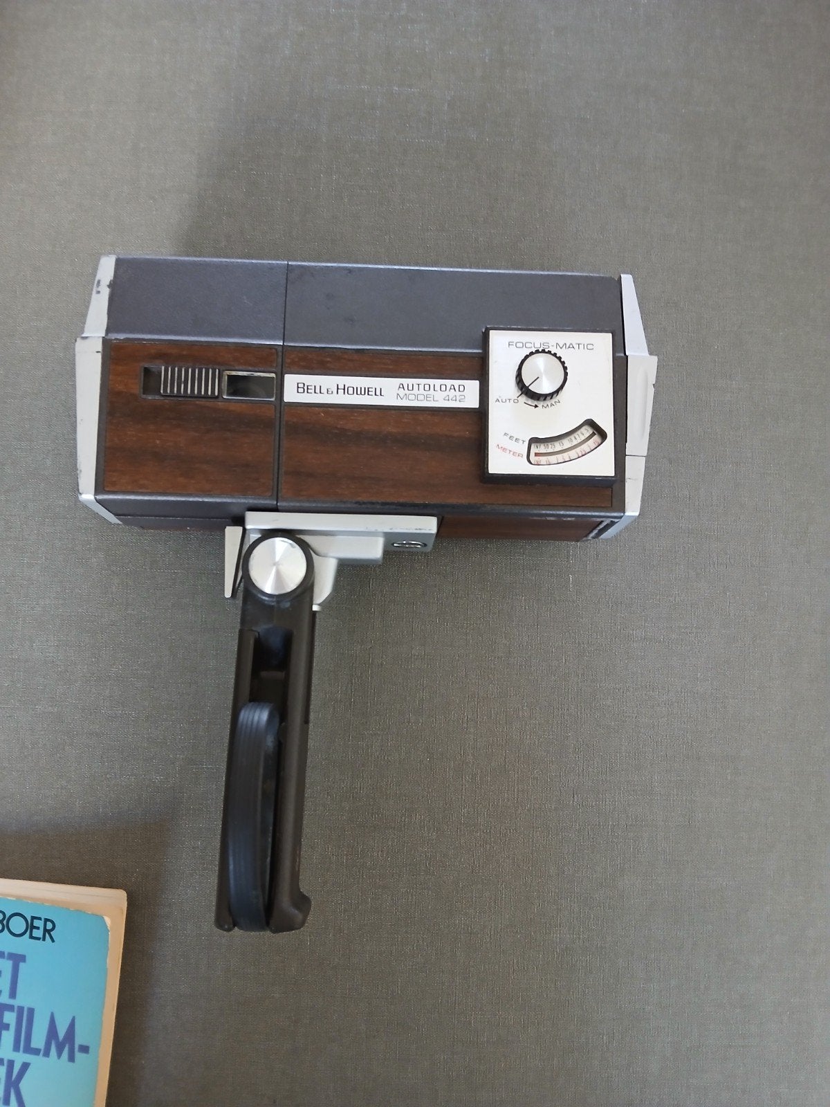 Vintage Bell & Howell 8mm filmcamera met accessoires, Ophalen, 8mm, Camera