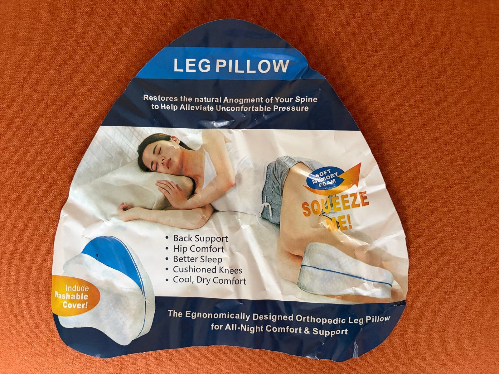 Ergonomisch kniekussen met extra wasbare hoes, Sport en Fitness, Ophalen of Verzenden, Nieuw