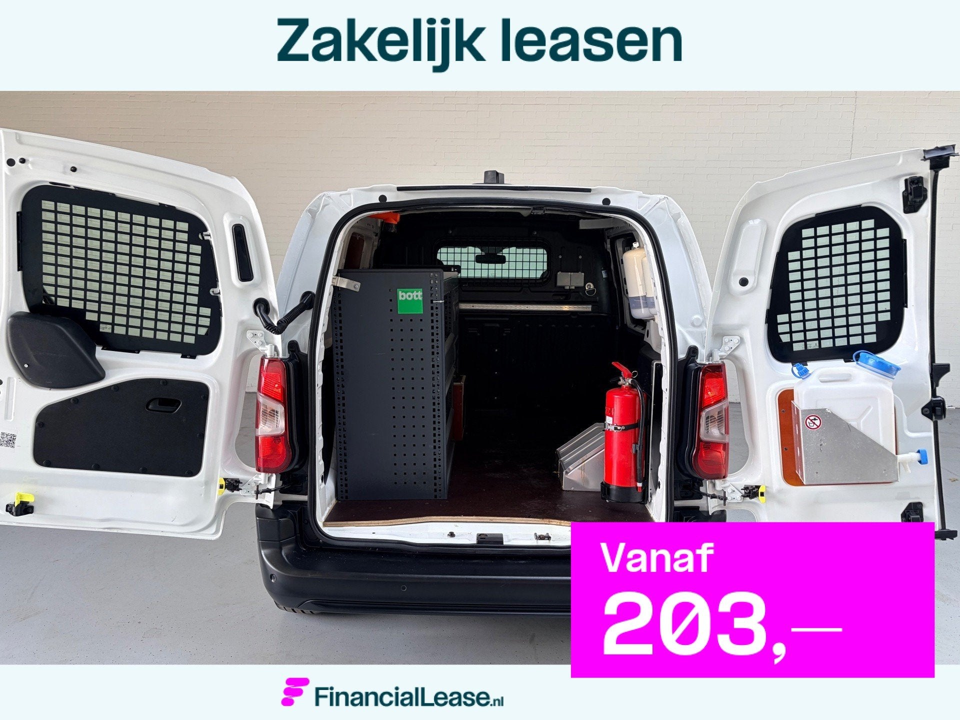 Citroen Berlingo Servicewagen automaat 1.5 BlueHDI 130pk L1H, Stof, Gebruikt, 4 cilinders, Origineel Nederlands