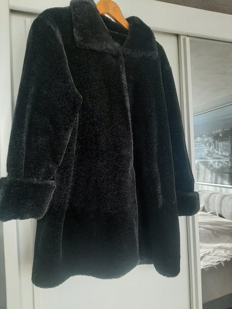 Winterjas, Zwart, Zo goed als nieuw, Miss Etam, Ophalen