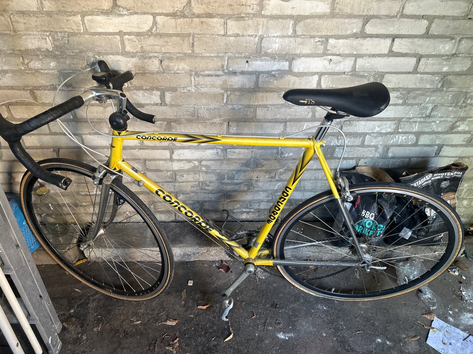 Concorde racefiets - Klassiek geel model