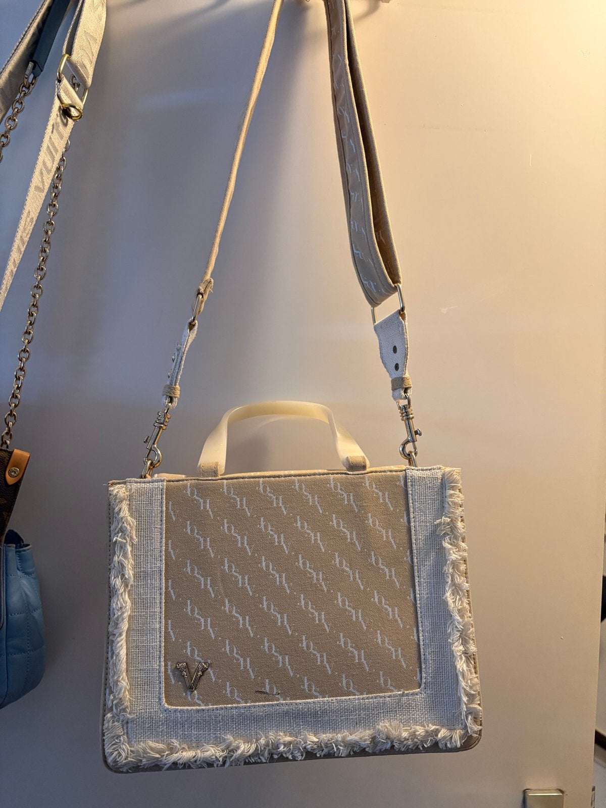 Josh V tas beige, Ophalen of Verzenden, Zo goed als nieuw, Beige, Handtas