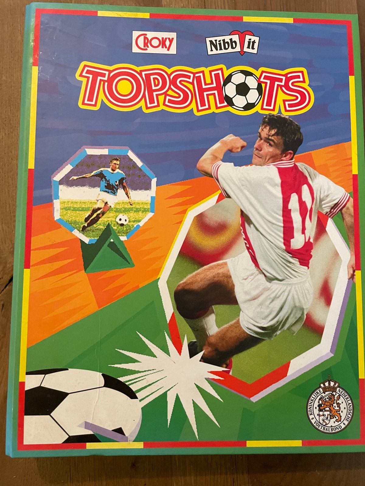 Croky Nibbit Topshots map met spelerskaarten, Ophalen of Verzenden, Gebruikt, Ajax, Spelerskaart