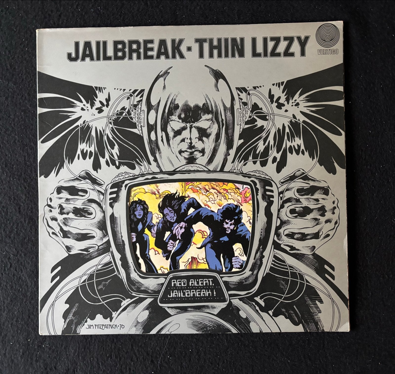 Thin Lizzy - Jailbreak LP (1976) Vertigo Super Deluxe, Cd's en Dvd's, LP, Gebruikt, Hard Rock, Originele persing