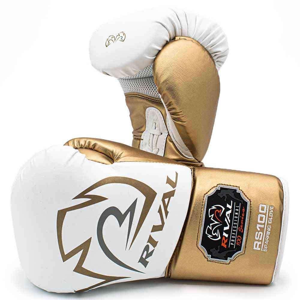 Bokshandschoenen Rival Pro Sparring RS100 White (veters), Ophalen of Verzenden, Nieuw, Bokshandschoenen