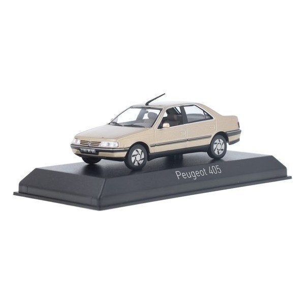 Peugeot 405 SRi 1991 Mayfair Beige Modelauto 1/43 Norev, Hobby en Vrije tijd, Modelauto's | 1:43, Auto, Norev, Ophalen of Verzenden