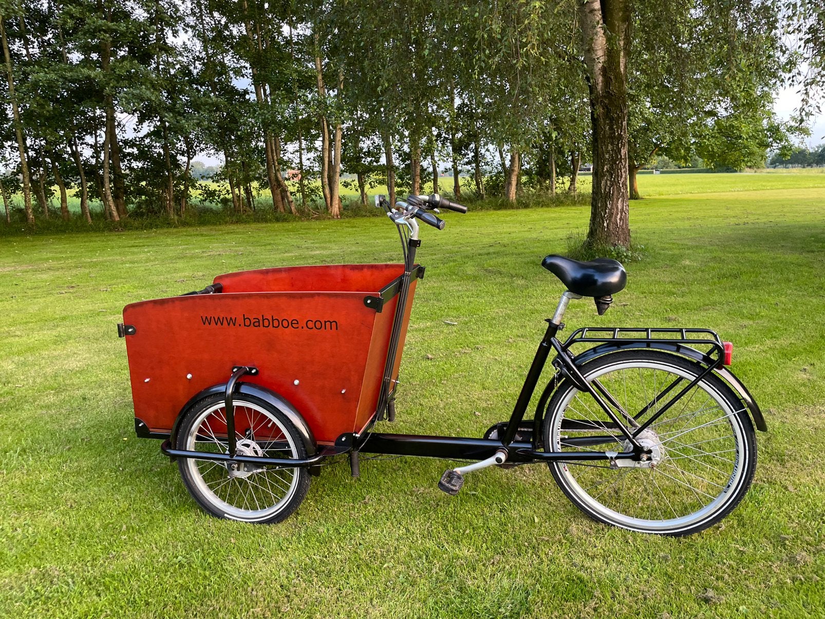 Babboe Big Bakfiets, Fietsen en Brommers, Ophalen, Gebruikt, Trommelrem