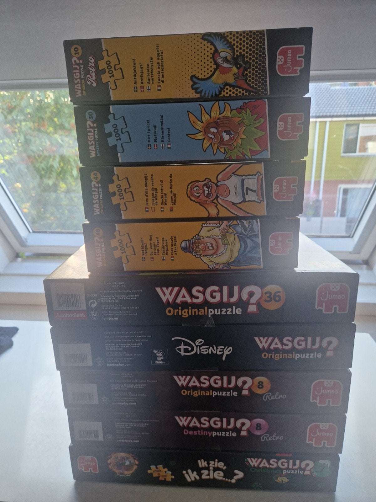 7 Wasgij puzzels - 1000 stukjes, Ophalen of Verzenden, 500 t/m 1500 stukjes, Zo goed als nieuw, Legpuzzel
